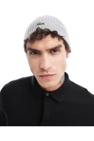 Lacoste Grå hue med logo
