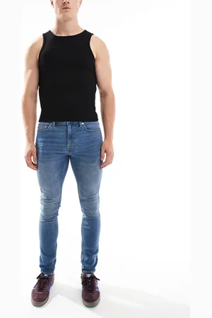 Only & Sons Blå skinny-jeans
