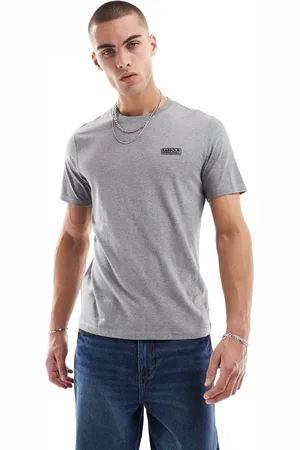 Barbour Antracitgrå T-shirt med lille logo