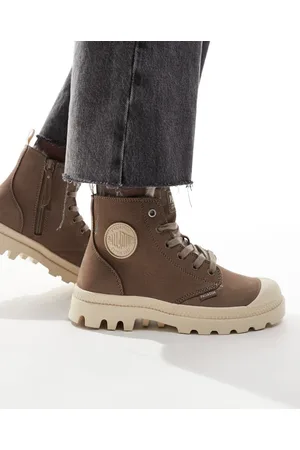 Palladium Pampa HI Zip - Brune sko