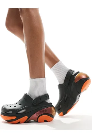 Crocs Bubble Crush - Grønne clogs med reflekser