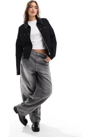 ASOS Denimjakke med nitter