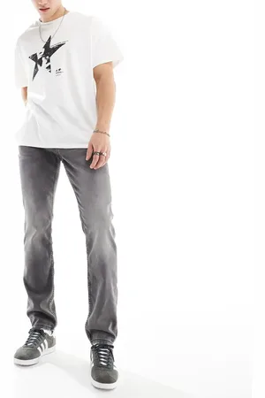 Only & Sons Grå jeans med stretch i slim fit