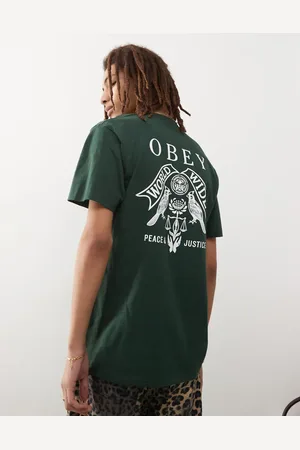 Obey T-shirt med "Birds of Justice"-grafik