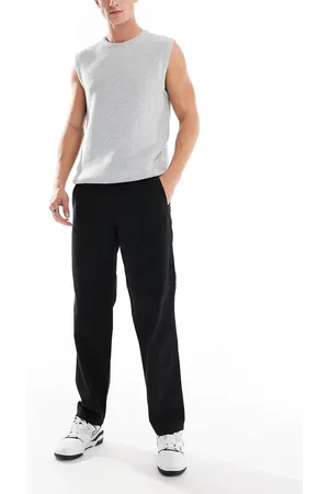 Only & Sons Sorte og løstsiddende pull-on arbejdsbukser