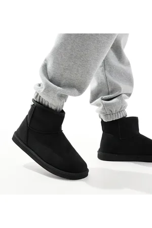 JACK & JONES Sorte støvler i imiteret ruskind