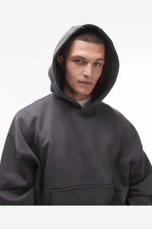 Topman Premium - oversized hættetrøje i kraftigt stof