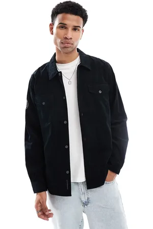 Pretty Green Skjorte i jernbanefløjl-Neutral