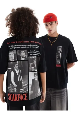 ASOS Oversized unisex-T-shirt med "Scarfarce"-print