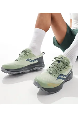 Saucony Peregrine 14 GTX Neutral - Salviegrønne løbesneakers