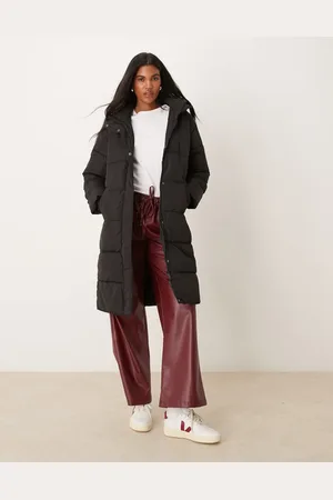 New Look Vatteret longline-dynefrakke