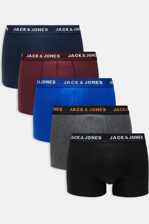 JACK & JONES Pakke med 5 par boksershorts i marineblå og forskellige farver
