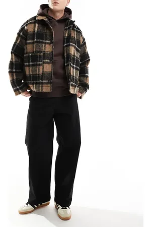 JACK & JONES Evan - Sorte skater-chinos i ripstop-stof