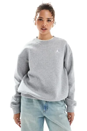 Jordan Brooklyn - Grå sweatshirt med rund hals