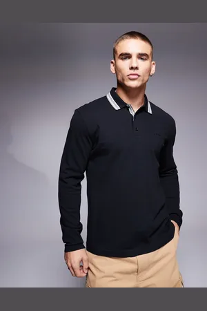 HUGO BOSS Plisy - poloskjorte med lange ærmer