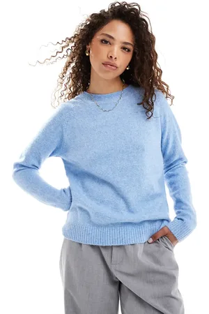 VERO MODA Strikket trøje med rund hals