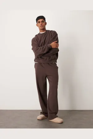 ASOS Essential - Brune joggingbukser med vidde