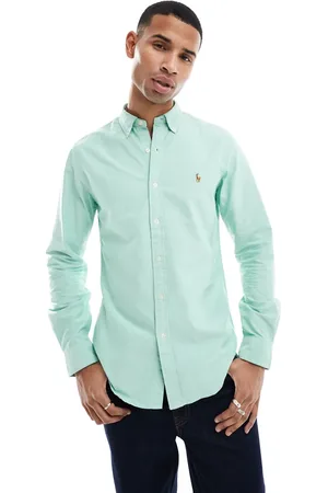 Ralph Lauren Oxford-skjorte i slim fit med ikonlogo