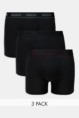 HUGO BOSS Pakke med 3 par sorte boksershorts