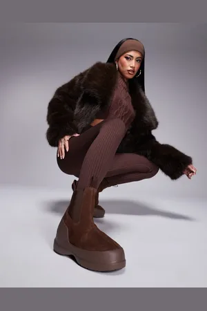 Moon Boot Luna - Unisex - Brune Chelsea-støvler