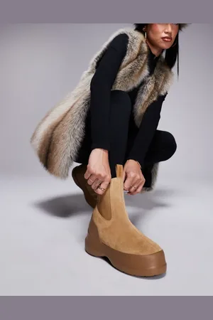 Moon Boot Luna - Unisex - Gyldenbrune Chelsea-støvler