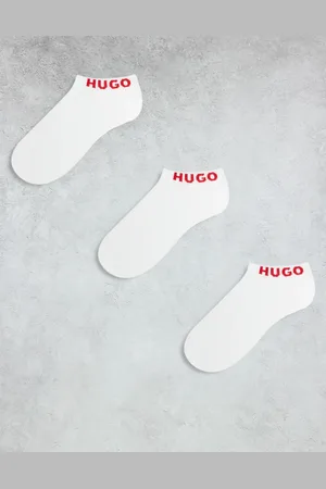 HUGO BOSS HUGO Bodywear - Pakke med 3 par hvide sokker til sneakers