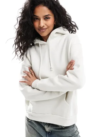 Pull&Bear Offwhite oversized hættetrøje