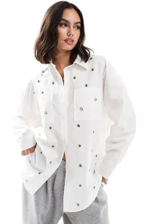 ASOS Oxford-skjorte med snøreringe