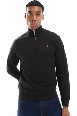 Farah Jim - sweatshirt med halv lynlås