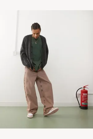 Weekday Bob - og meleret cardigan i uldblanding med oversized pasform