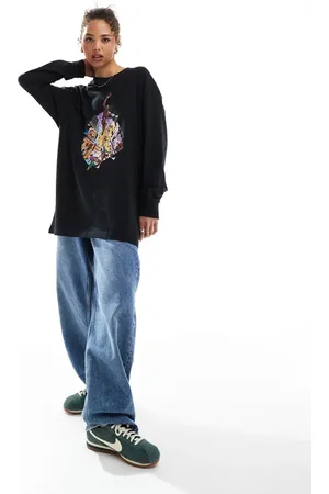 Jordan Og oversized T-shirt med grafik og lange ærmer