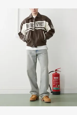 Dr Denim Omar - Jeans med lige, vide ben i lyseblå vintage-vask i afslappet pasform