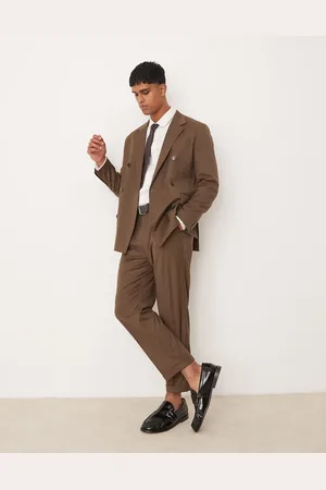 MANGO Dobbeltradet blazer i regular fit - Del af sæt