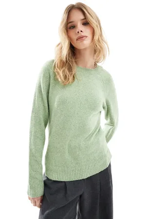 VERO MODA Strikket trøje med rund hals