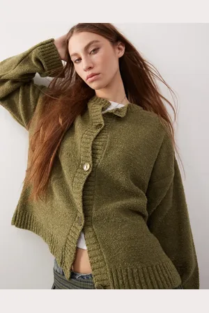 Reclaimed Cardigan i firkantet pasform