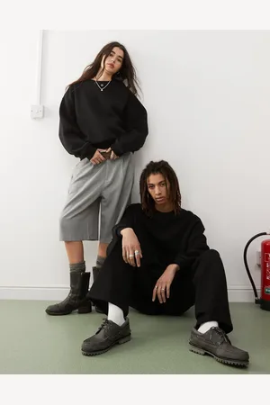 Reclaimed Unisex - oversized sweatshirt i kraftigt stof i firkantet pasform