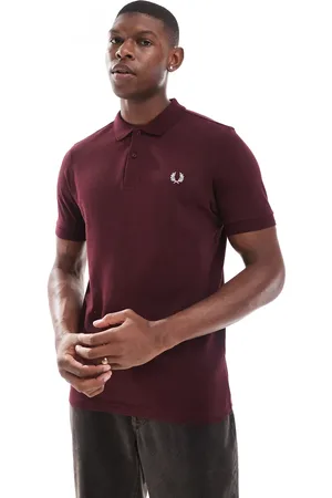 Fred Perry Bordeauxrød poloskjorte