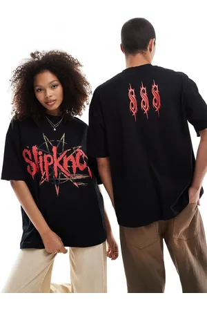 ASOS Unisex - oversized T-shirt med officielt Slipknot-print