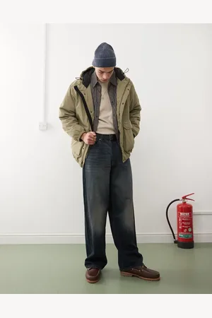 Dickies Plains - Kakigrøn frakke med hætte
