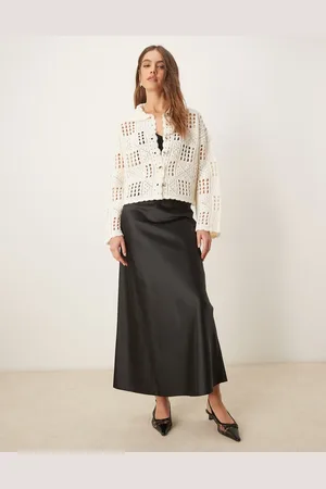 Miss Selfridge Maxinederdel i satin