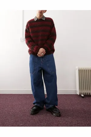 COLLUSION Tømrerjeans i -Blå
