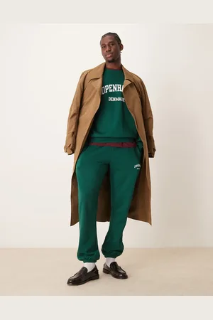 New Look Copenhagen - Mørkegrønne joggingbukser - Del af sæt