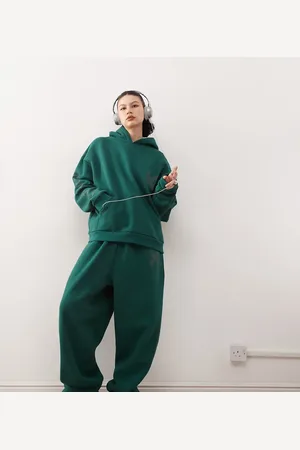 COLLUSION Kraftige afslappede joggingbukser med logo