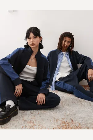 Reclaimed Unisex-træningsjakke med lynlås