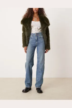 Free People Aster - Blå jeans med lige ben