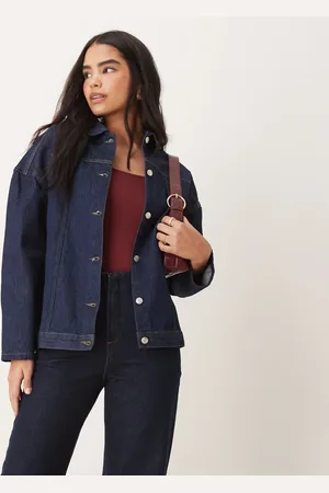 ASOS Indigoblå oversized denimjakke