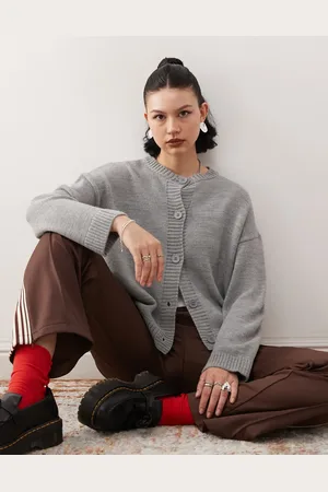 Reclaimed Cardigan i firkantet pasform
