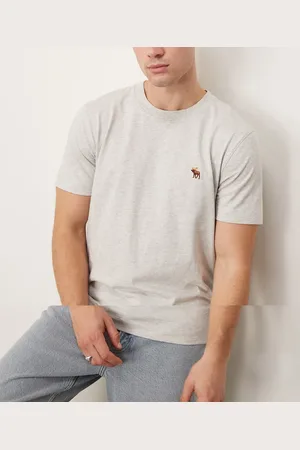 Abercrombie & Fitch Sort/grå/blå/hvid T-shirt med logoikon i pakke med 5-Multifarvet
