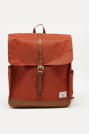 Herschel City - Rustrød rygsæk med laptop-lomme-Orange