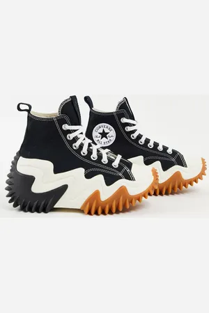 Converse Run Star Motion Hi - Sorte sneakers i lærred